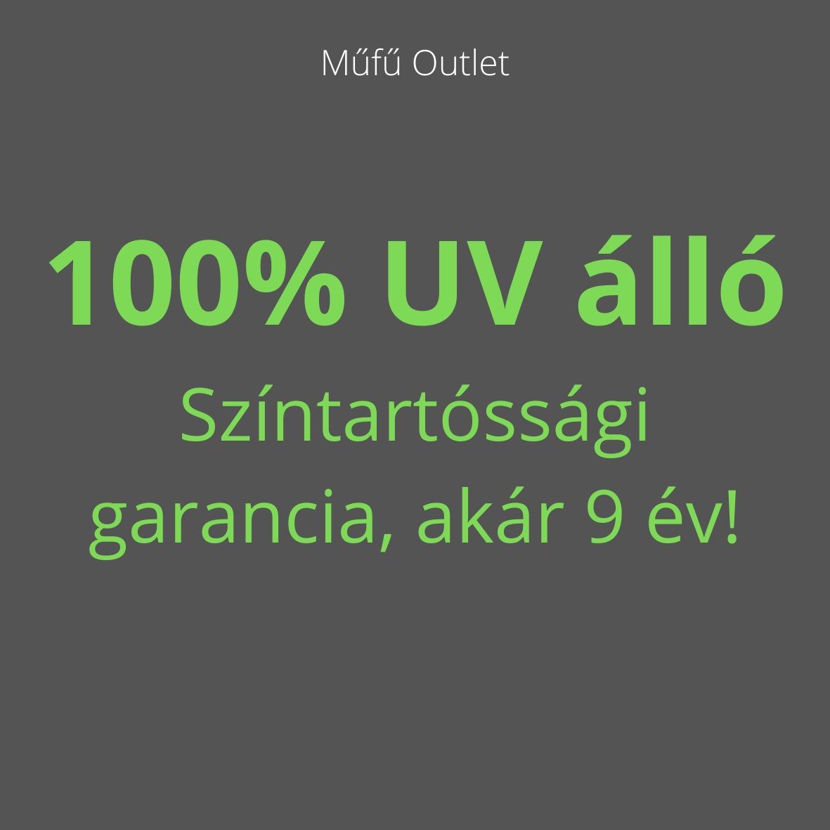 UV álló színtartó műfű